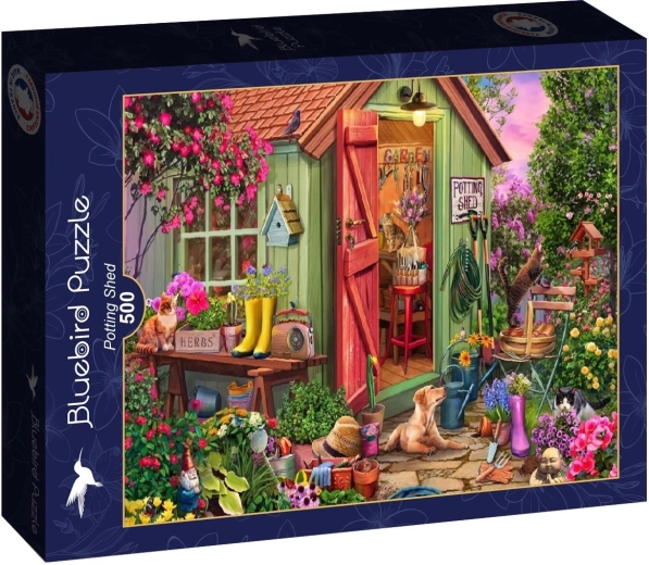 Puzzle Bluebird Casa de jardín 500 piezas