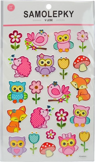 Pegatinas de animales del bosque