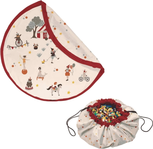 Play&Go noomad original alfombra de juego y saco para juguetes circus