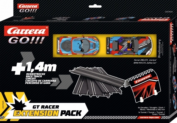 Set de expansión Carrera GO con rectas y coches GT