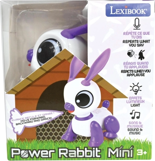 Mini conejito robótico interactivo Lexibook