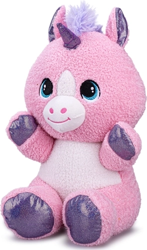 Peluche de unicornio sentado 16,5 cm
