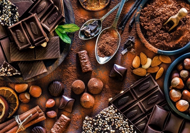 Puzzle Castorland Delicias de chocolate 500 piezas