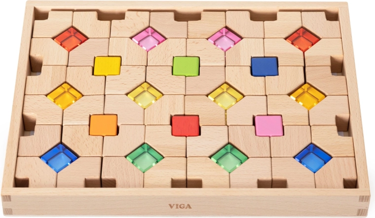 Base de madera para montar y guardar de forma ordenada