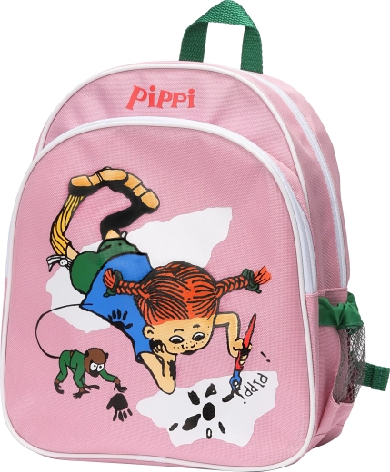 Mochila infantil rosa Pippi para guardería