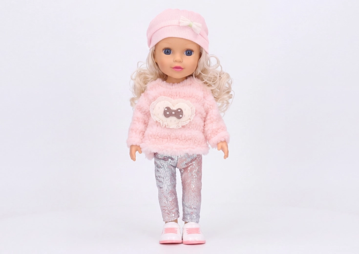 Muñeca con gorro de 36 cm