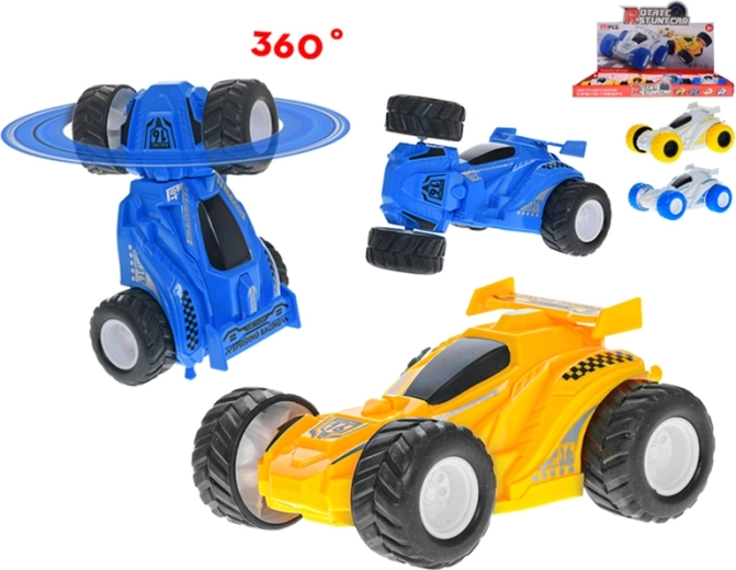 Coche acrobático 360° con volante de inercia para niños