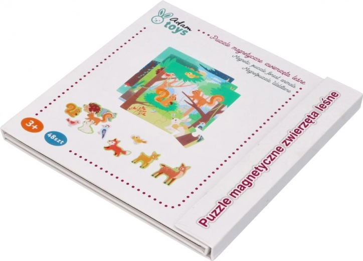 Libro de rompecabezas magnético - Animales del bosque