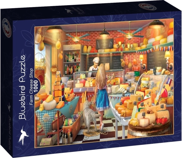 Puzzle Bluebird Tienda de quesos caseros 1000 piezas
