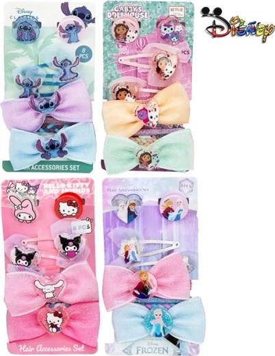 Set de accesorios para el cabello con motivos bajo licencia