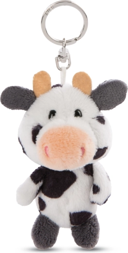 Llavero de peluche vaquita NICI Cowluna 10 cm – serie Green