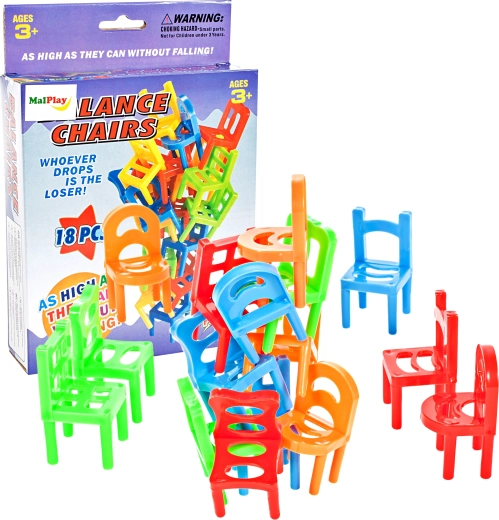 Juego de mesa Sillas que caen