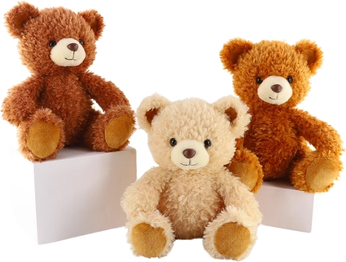 Oso de peluche marrón claro 25 cm