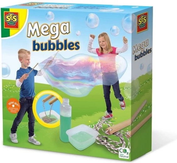 SES mega burbujas: set para burbujas de jabón gigantes