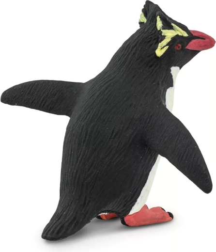 Acabado realista del pingüino saltarrocas