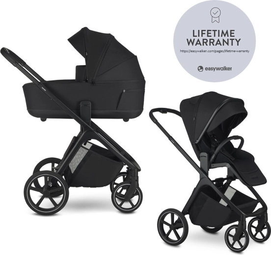 Cochecito combinado Easywalker Zoey pure black