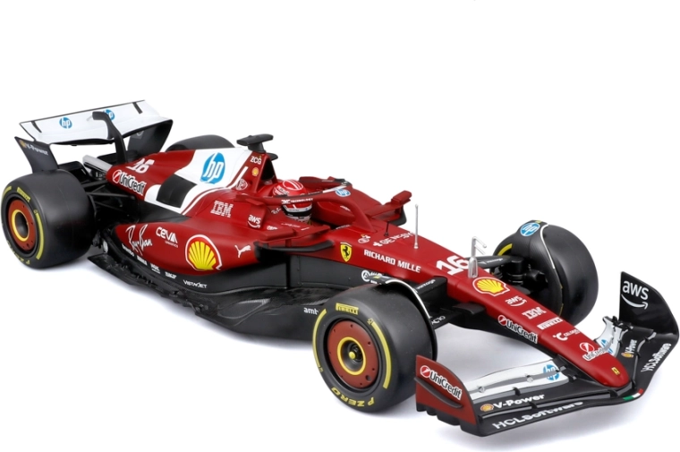 Detalles realistas del Ferrari SF-25 (2025)