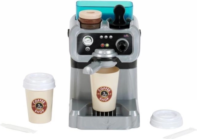 Set barista con cafetera espresso infantil