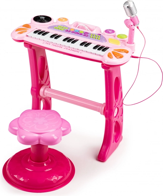 Teclado con micrófono y MP3