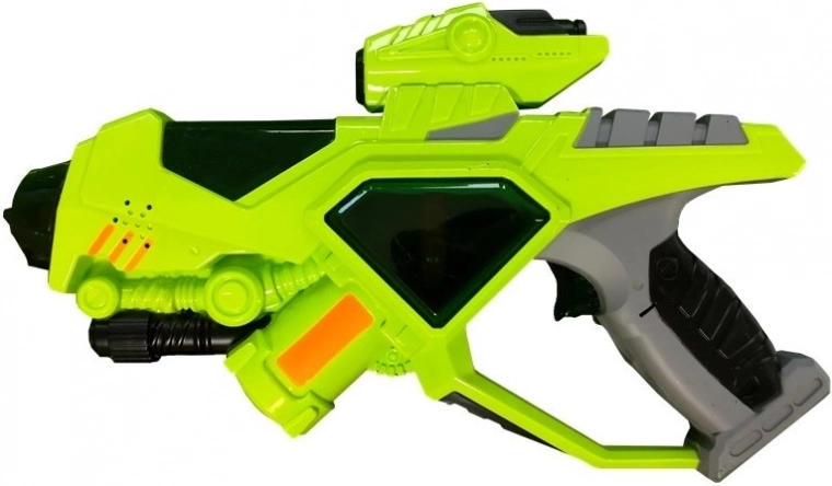 Pistola con efectos de luz y sonidos