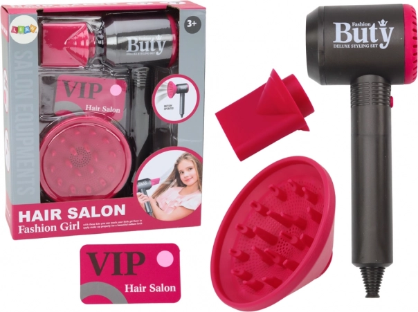 Secador de pelo infantil con difusor y accesorios
