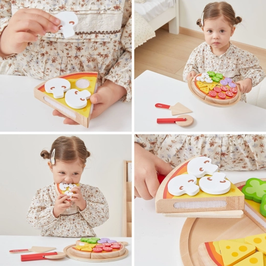 Ingredientes de colores y fácil manipulación