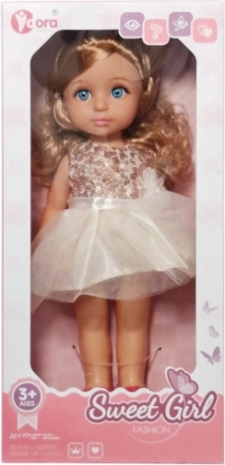 Muñeca con vestido decorativo - 1 pieza