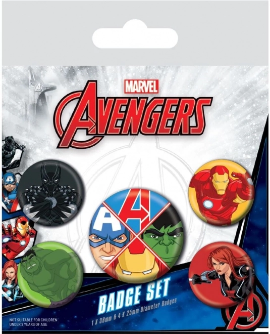Set de chapas AVENGERS