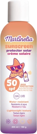 Spray solar infantil Martinelia SPF 50 resistente al agua 200 ml - 1 unidad