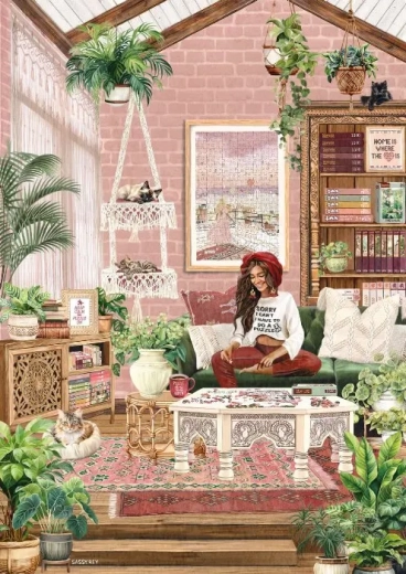 Puzzle Mi habitación 1000 piezas