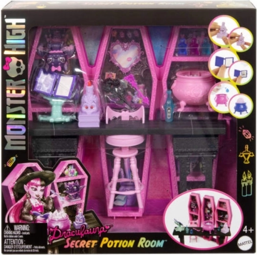 Set de juego Monster High Draculaura - Habitación secreta de elixires