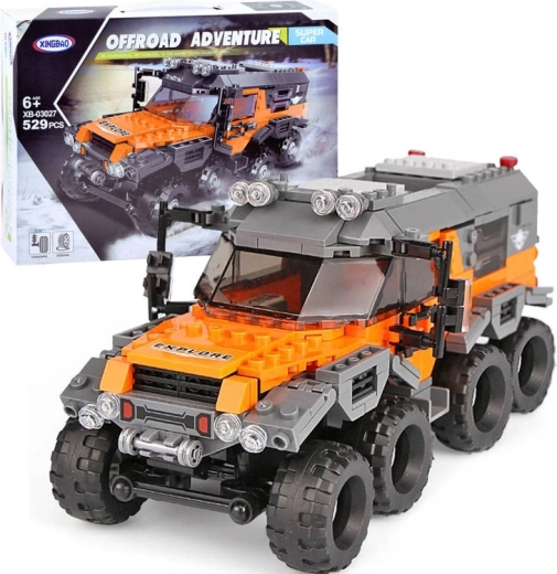 Kit de construcción de supercoche todoterreno 8x8, 529 piezas