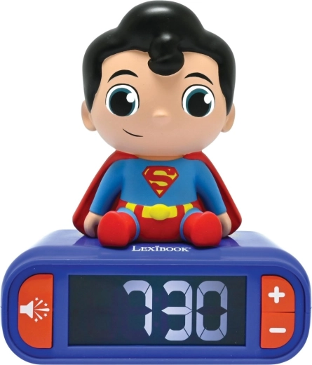 Despertador Lexibook SUPERMAN con figura luminosa