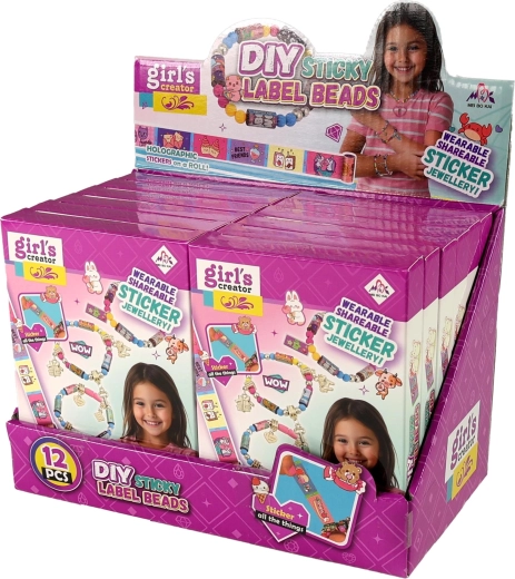 Kit creativo para hacer pulseras con pegatinas