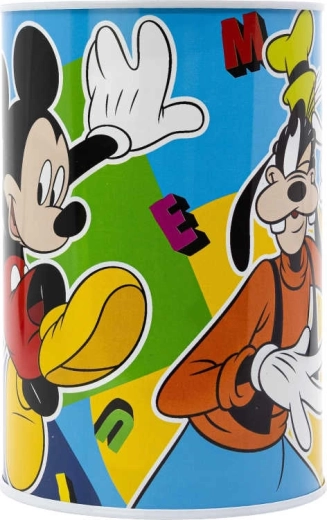Hucha Disney Mickey Mouse cilíndrica 10 × 15 cm - 1 pieza