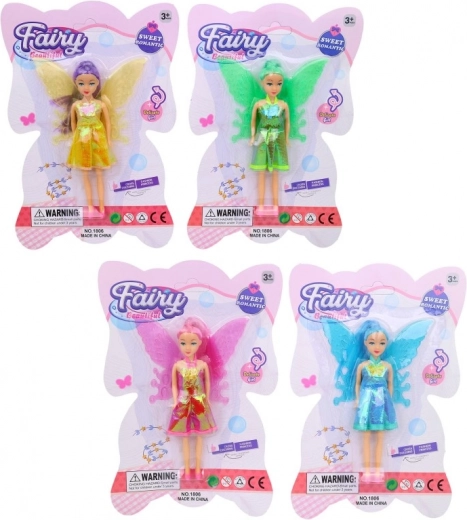 Muñeca hada de 15,5 cm en 4 colores