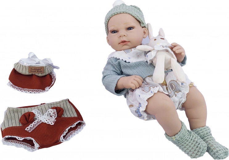 Muñeco bebé con accesorios 40 cm