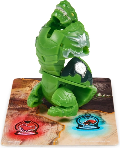 Transformación instantánea de esfera a dinosaurio