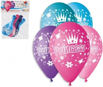 Globos inflables para princesas, 30 cm, 5 uds.