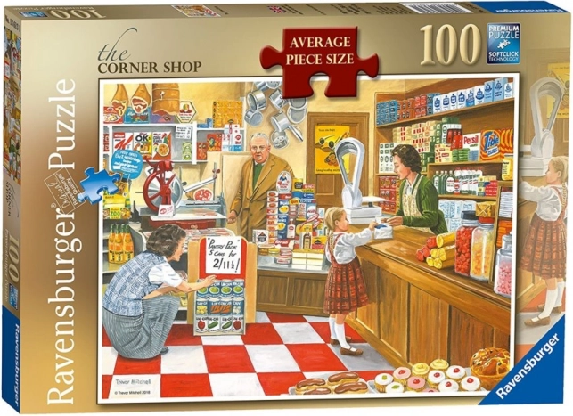 Ravensburger Puzzle Tienda en la esquina de la calle 100 piezas