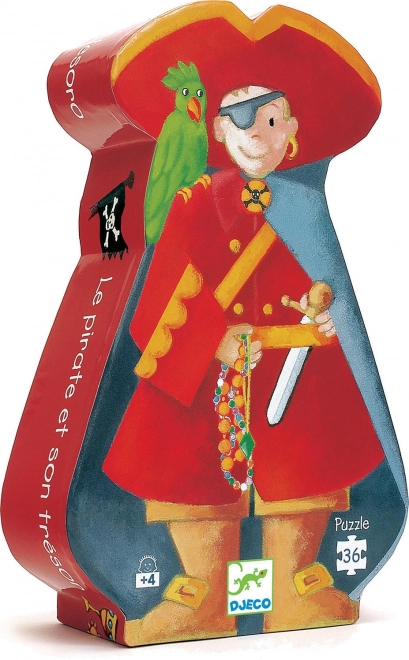 DJECO Puzzle Pirata 36 piezas