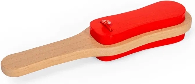 Bigjigs Toys castañuelas de madera con mango