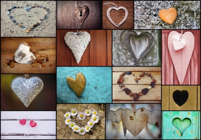 Rompecabezas collage: Amor, 1000 piezas