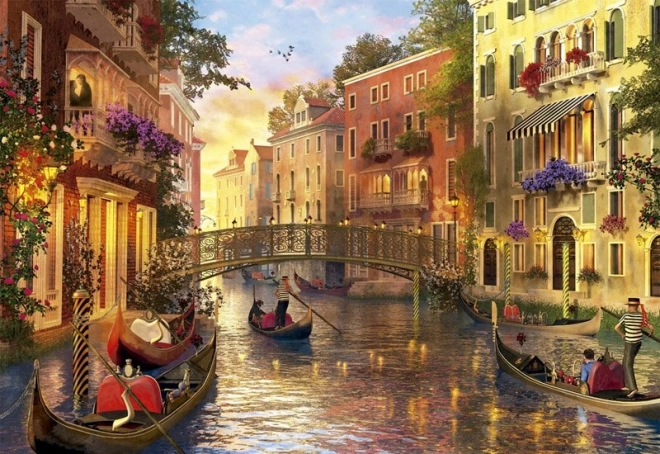 Educa Puzzle Atardecer en Venecia - Puzzle de 1500 piezas