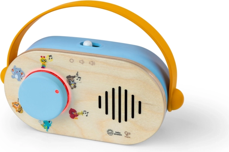 Radio musical para bebés Discovery Radio de BABY EINSTEIN y HAPE, 6m+