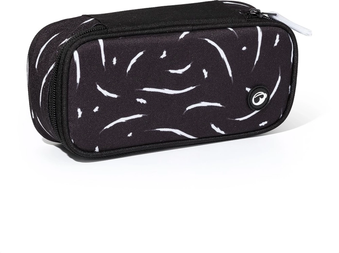 Estuche escolar Bagmaster DIGITAL 23 A para estudiantes, negro y blanco