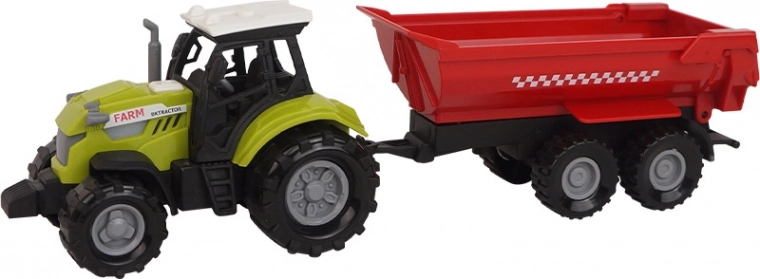 FARM SERVICE tractor con remolque con sonidos y luces