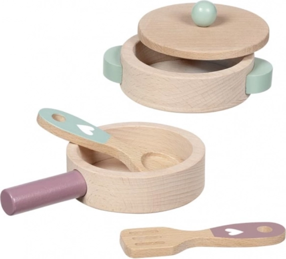 Goki juego de cocina de madera
