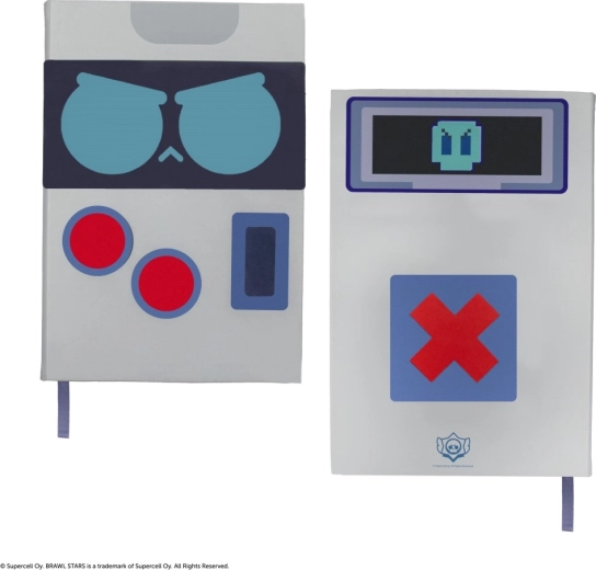 Brawl Stars funda rígida para bloc 8‑BIT