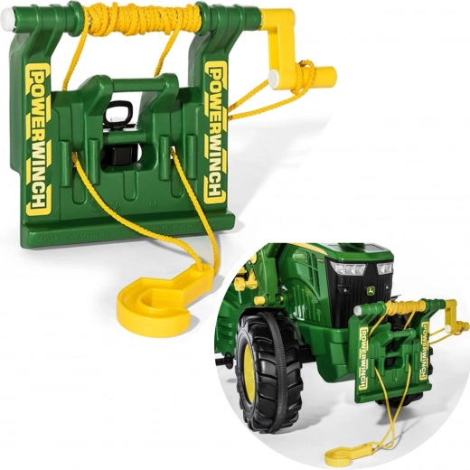 Rolly Toys cabrestante JOHN DEERE para tractores infantiles